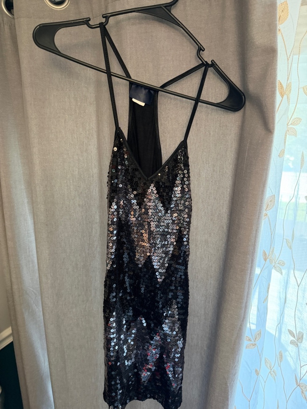 Have Black Sequin Mini Dress